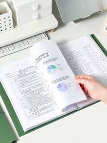 返校季 A4 透明口袋夾 30頁按扣式文件收納袋 學生考卷存放袋 樂譜歌本收藏相簿 證書夾 辦公文件活頁夾 - 單件 - 查看 3