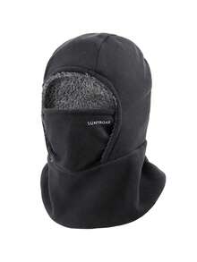 Thermal Balaclava Winter Face Mask, Double-Layer Thick Fleece ThermalWindproof Fleece Warm Ski Hood Neck Warmer For Motorcycle Cycling Skiing Running - A - View 3