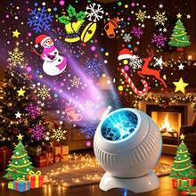 1 buah Lampu Proyeksi Pola Natal Halloween, Lampu Pesta Liburan, Berputar 360°, Cocok untuk Kamar Tidur, Ruang Tamu, Langit-langit dan Dinding Asrama, Dekorasi Suasana Langit Berbintang, Hadiah Ulang Tahun, Bertenaga USB - lampu proyeksi - View 6