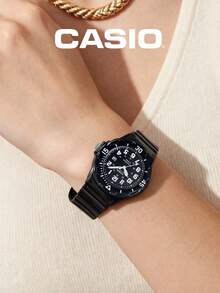 CASIO Women's Fresh Minimalist Watch Collection, 100m Water Resistant, Colorful Plaid Resin Strap, Student Commute Shock-Resistant Sports Quartz Watch - one-size - View 11