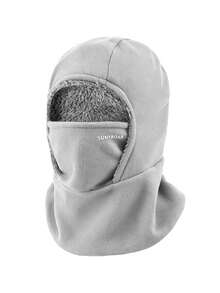 Thermal Balaclava Winter Face Mask, Double-Layer Thick Fleece ThermalWindproof Fleece Warm Ski Hood Neck Warmer For Motorcycle Cycling Skiing Running - A - View 2