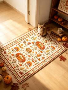 1 buah Karpet Panjang Motif Kereta untuk Lorong, Dekorasi Rumah, Karpet Ruang Tamu, Dekorasi Ruangan, Karpet yang Dapat Dicuci, Hadiah Halloween - Kereta - View 4