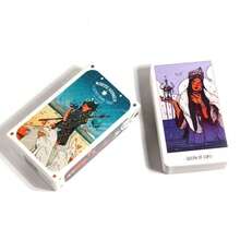 3PCS New Divination Oracle Cards Tarot English Board Game Oracle Cards English Divination Cards Board Game Cards, Balance Energy Divination Cards, Help Spiritual Growth Water And Fire Theme Divination Tools, Help You Achieve Harmony, Intuitive Insight And Dual Guidance Exclusive Gift For Practitioners And Spiritual Explorers Gift, Help You Conduct Soul Healing And Vision Manifestation - Multicolor - View 5