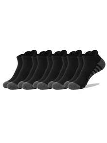1/5/10/20 Pairs Unisex Moisture-Wicking Breathable Odor-Resistant Soft Comfortable Sports Short Socks, Suitable For Daily Training All Seasons, Christmas Gift - Multicolor - View 6