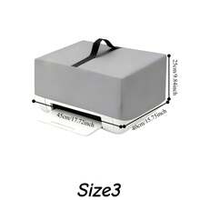 Printer Cover- 5 Sizes Available, 2 Colours(Black/Grey), Heavyweight 300D Oxford Fabric, Drawstring Closure At The Bottom, With A Top Handle, Suitable For Printer, Printers For Home Use, Hp Printer, Dtf Printer(Only The Protective Cover) - Black - View 11