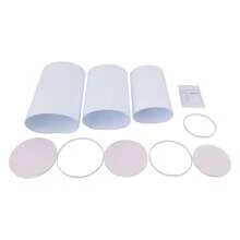 Pedestal Display Stand, Cylinder Pedestal Stand, 3pcs Pedestal Stand, 3Pcs Large Round Cylinder Tables For Parties Garden Decor(White) (NEED Assembly ) - 白色 - 查看 7