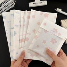 50pcs 4.3x7.9 Inch Holiday Gift Wrapping Paper Bags, Including Premium Gift Wrapping Paper Bags, Decorative Accessory Gift Bags, Blue And Pink Star Pattern Wrapping Paper, Thickened Gift Wrapping Bags, Creative DIY Decorative Gift Paper Bags, Suitable For Holidays, Weddings, Birthdays, Parties, Gift Wrapping Bags And Gift Wrapping Bags - Packaging Bags - View 1