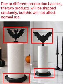 1pc Kitchen Paper Towel Holder, Silver Paper Towel Rack, Kitchen Paper Towel, Countertop Paper Towel Dispenser, Stainless Steel Weighted Base Kitchen Paper Towel Holder, Heavy Duty Countertop Storage Rack, Suitable For Paper Towels, Facial Tissues, Kitchen Storage Accessories - Multicolor - View 10