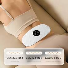 Abdominal Massage Device, Vibration Slimming Machine, USB Rechargeable, 9 Intensity Levels, 6 Modes, Abdominal Fat Burning Machine, Vibration Slimming Equipment, Abdominal Fitness Equipment, Suitable For Home And Office Use, Ideal Holiday Gift - View 4