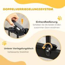 Pet Barriers - Black + Plastic - View 3