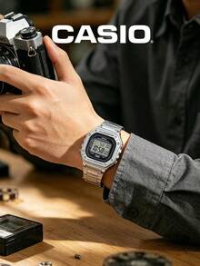 CASIO Multi-Function Waterproof Electronic Watch, Minimalist Commuter Versatile Student Wristwatch, Multi-Function Timer Casual Commuter Sports Watch - one-size - View 4