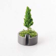 1pc Miniature Plant Model, Potted Plant, 12 Inch Dollhouse Decor Accessory, Christmas Tree, Cherry Tree, Pine Tree Dollhouse, Miniature Scene Decoration Ornament, Miniature Plant Model, Christmas Decoration - Plant Model - View 15