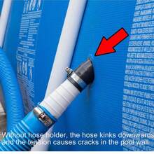 Swimming Pool Support, Pipe Holder, Hose Support, Bracket Accessories - Swimming Pool Pipe Holder. - Multicolor - View 4
