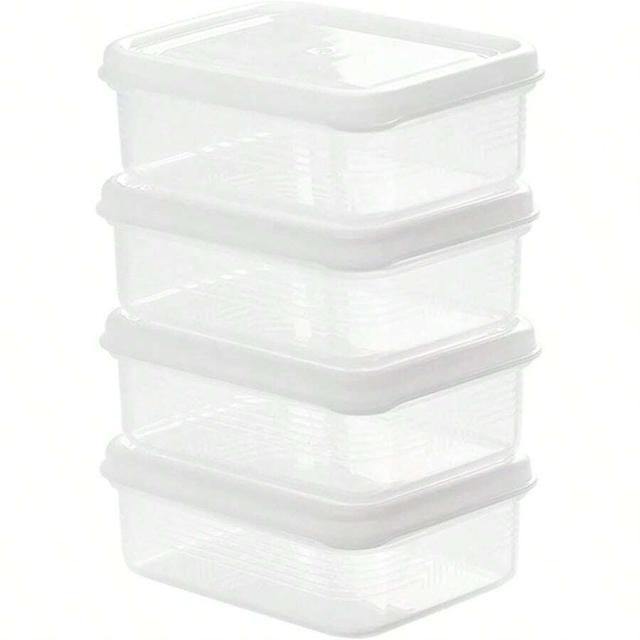 Frozen Meat Box, Durable Refrigerator Storage Container, For Meat Organization, 4 Pcs - Multicolor - View 1