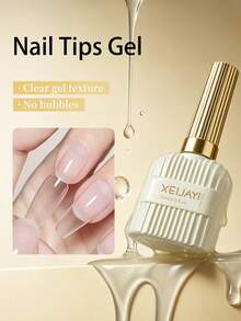 XEIJAYI 1pc 15ml Nail Glue, Suitable For Acrylic Nail Tips, Press-On Nails, Nail Art Tools, Suitable For Women DIY At Home And Nail Salon Use - Transparent - View 2
