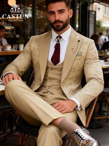 Traje de hombre - Conjunto caqui - Ver 1