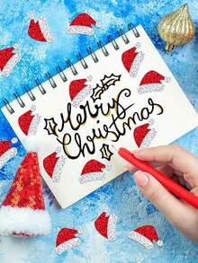 500 peças/Rolo Adesivos Laser Brilhantes de Flocos de Neve de Inverno - Adequado para Laptops, Bagagens, Envelopes, Canecas, Álbuns de Recortes, Presentes - Perfeito para Decorações de Natal e Festas! Decoração de Bagagem, Suprimentos de Scrapbooking, Design de Feriado, Efeito Brilhante - Multicolorido - Visão 11