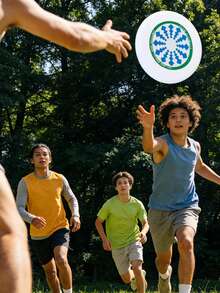 1pc Professional Outdoor Sports Graffiti Flying Disc, Competitive Spinning Disc For Adults - White - View 9
