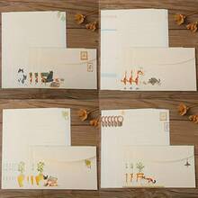 36pcs, Cat Theme Letter Set, 4 Styles, Including 24 Lined Stationery Papers And 12 Matching Envelopes, Gift Card Envelopes, Durable Paper, Minimalist Creative Love Letters, Gift Invitations, Birthday Party Invitations, Holiday Party Invitations, Romantic Confession Wedding Invitations - Kitten - View 11