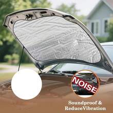 30pcs Self-Adhesive Heavy Duty Car Soundproofing & Heat Insulation Pads, Multi-Layer Peel-And-Stick Insulation For Car Doors, Engine Bay And Roof, High-Temperature Resistant Noise Reduction Pads, Easy Installation Without Tools - 30pcs-25*18cm - View 6
