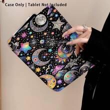 1pc Tablet Protective Case With Stand, Moon, Star, Cloud Pattern, Suitable For Honor 8/9/10/X8/X8A/X9/X8Pro/X9Pro/ MatePad Se 11 Inch/MatePad 11 Inch/11.5 Inch/MatePad Pro/Apple 10th/11th Gen 2025 (A16) - Style 53 - View 7