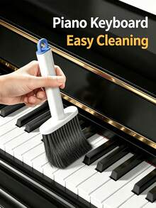 4pcs Window Track Cleaning Brush Set With Clips, Scrapers And Hooks, Multi-Functional Soft Bristle Gap Brush, Household Dusting Brush, Car Interior Dusting Brush, Home Cleaning Tools, Suitable For Living Room, Bedroom, Kitchen, Bathroom, Car - Multicolor - View 4