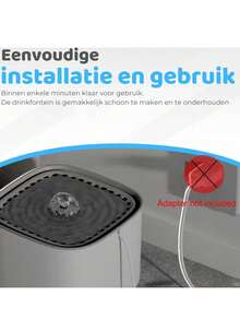 Air Mancur Minum Otomatis untuk Kucing 3L, Dispenser Air untuk Hewan Peliharaan, Air Mancur Minum untuk Anjing, Dispenser Air Otomatis untuk Kucing dan Anjing, Adaptor Tidak Termasuk (Kartrid Filter Pengganti Tersedia Secara Terpisah) - 3L - View 6