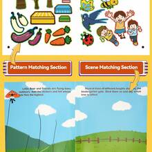 Educational Sticker Book For Kids, Children's Early Learning Activity Book, Fun Sticker Puzzle Book With Animals, Numbers, Colors, Shapes And Daily Life Themes, Creative Preschool Learning Workbook, Interactive Brain Development Game Book, Fine Motor - Children's Cognitive Enlightenment Manual - View 7