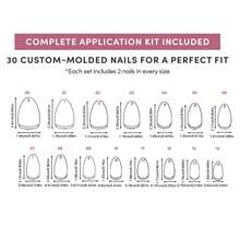 30pcs Full Size Spring Daisy Short Almond Press-On Nails, Gentle French Milk White Daisy Fresh Style Nail Tips - 彩色 - 查看 8