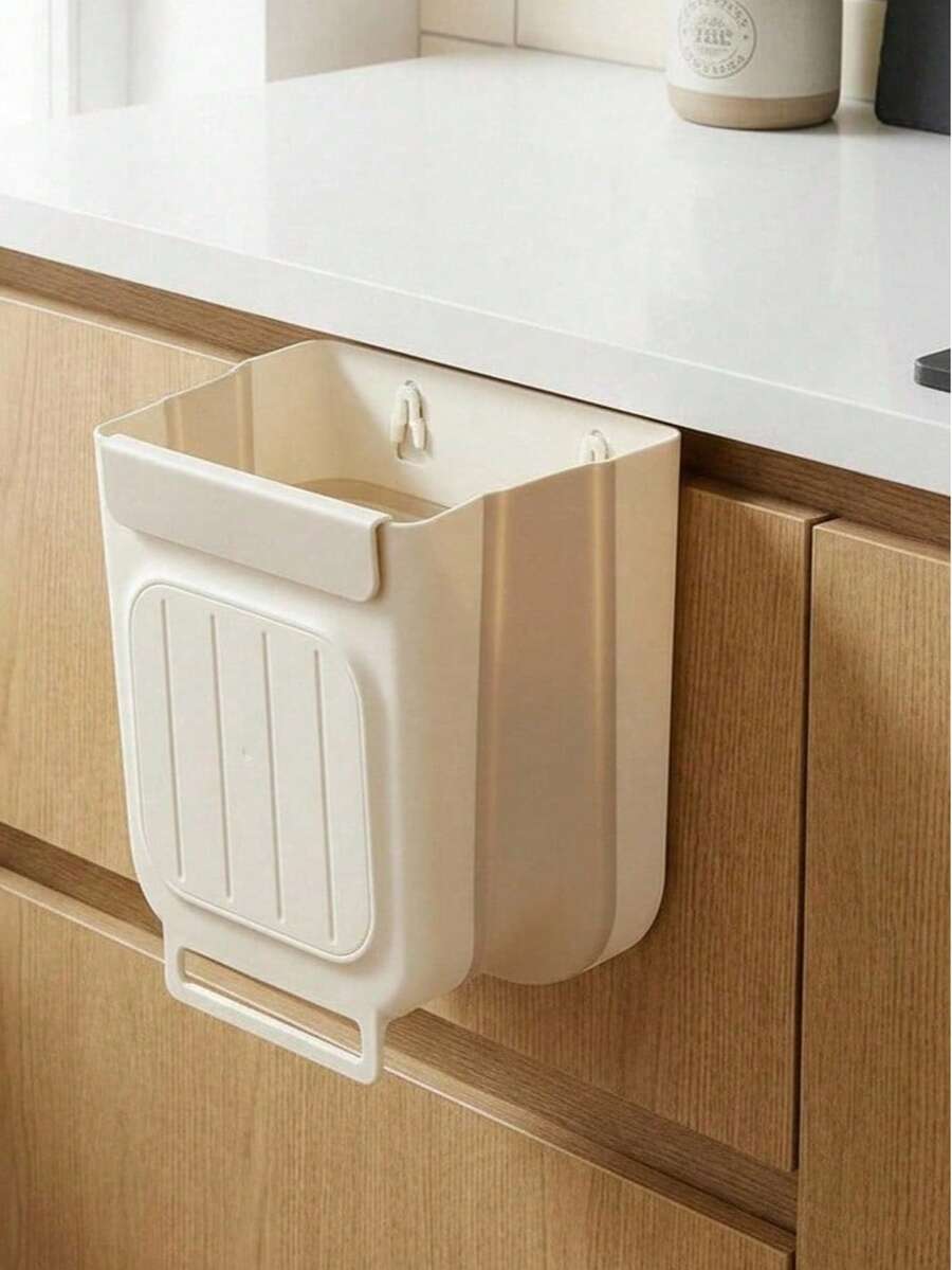 3/1 buah Tempat Sampah Dapur, Tempat Sampah Lipat yang Dipasang di Dinding, Keranjang Sampah Kamar Mandi, Dekorasi Rumah, Hadiah Paskah, Hadiah Rumah, Dekorasi Ruangan - MultiWarna - View 1