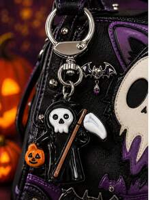 1 pieza Llavero de Conde Vampiro de Noche Oscura, Colgante Lindo de Halloween, Encanto Creativo para Mochila y Coche, Llavero Personalizado - Multicolor 2 - Ver 7