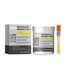 Water-Based Anti-Rust Black Paint, Rust-Removal Waterproof Sun-Resistant Coating For Metal Refurbishment And Coverage, Suitable For Various Surfaces Like Steel And Wood, Strong Coverage To Cover Old Paint - A - View 4