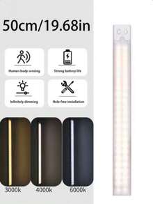 1 buah Lampu Malam Sensor Gerak LED Nirkabel, Lampu Malam Dinding Lemari, Lampu Deteksi Dapur Kamar Tidur Tangga, 3 Warna Cahaya, Baterai Isi Ulang, Pemasangan Mudah Tanpa Kabel. Untuk Dekorasi Lorong, Lemari Pakaian, dan Ruangan Rumah - MultiWarna - View 9