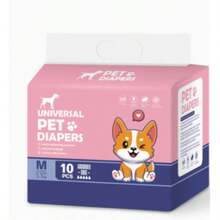 Universal Pet Diapers, Suitable For Dogs And Cats, Super Absorbent Disposable Puppy Diapers, Leak-Proof And Breathable, Suitable For Female Dogs In Heat, Male Dogs With Marking Behavior And Senior Pets - Multicolor - View 10