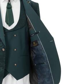Costume pentru bărbați - Costum verde închis - Vizualizare 4