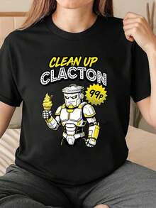 Men T-Shirts - 黑色 - 查看 2