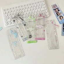 INS Style Transparent Glitter Card Holder With Cartoon Star Pattern, Idol Collector's Album - Multicolor - View 14