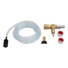 HaroldDol Chemical Injector Kit, 4000 PSI Chemical Injector Kit For High Pressure Washer Downstream Injector Kit With 3/8 Inch Quick Connect, Adjustable Soap Dispenser, Flow Rate 2-5GPM[Ideal Daily Accessory] - Default@YLJHZ2-000100 - View 1