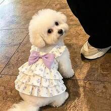 Pet Dog And Cat Clothes, Summer Spring Autumn Thin Princess Dress, Anti-Shedding, Dress For Small Dogs And Cats, Cake Skirt - Multicolor - View 13