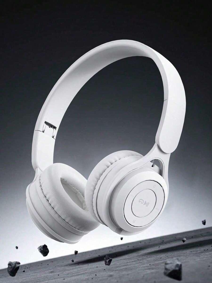 GENAI Foldable Over-Ear Wired Headphones With Microphone, HiFi Stereo, Volume Control, 3.5mm Lightweight Headphones, Deep Bass, Suitable For Home, Office, Phone, Computer - Multicolor - View 1