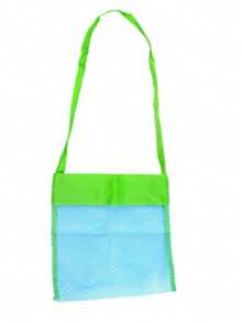 1/3pcs Bright Color Mesh Beach Tote Bag, Lightweight, Adjustable Shoulder Strap, Foldable Design, Water-Draining, Breathable, Sand-Proof, Large Capacity, Portable, Easy To Clean, Lightweight, Storage, Sand-Proof, Durable, Foldable, Quick-Dry Mesh Bag, Large Capacity Beach Storage, Wear-Resistant, Anti-Snag, Lightweight And Portable, Suitable For Back To School Season,Back To School - Multicolor - View 10