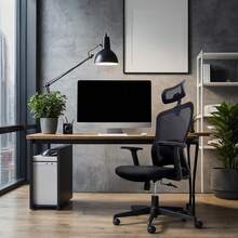 Home Office Chairs - Black - View 2