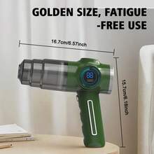 SMEGGEMS FRESHJUICE Wireless Handheld Vacuum Cleaner, 2-In-1 Blow & Suction Function, Type-C Charging, HEPA Washable Filter, Suitable For Car/Home/Office/Pet Hair, Lithium-Ion Battery, 2000mAh - Cordless - View 9
