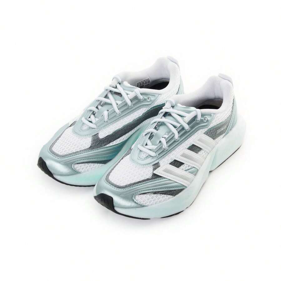 Adidas Women's Vintage Mesh Lightweight Comfortable Running Sports Casual Shoes Spring/Autumn JP6327 - White/Bright Metallic Iron Gray - View 1