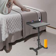 Height-Adjustable Mobile Rolling Tattoo Table, Portable Lockable Tattoo Artist Workstation, Multifunctional Tattoo Supply Workspace For Tattoo Studio And Salon - 查看 4