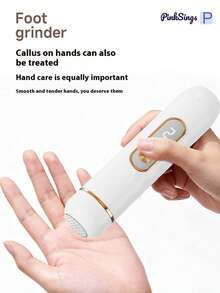 PinkSings Electric Foot Callus Remover & Foot Care Set - 2-Speed Rechargeable Foot File With 5 Grinding Heads, Suitable For Cracked Heels, Dead Skin And Thick Toenails, Includes Heel Scraper And Nail Grinding Head - Multicolor - View 5