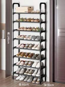 1pc Adjustable Multi-Tier Metal & Plastic Shoe Rack - Freestanding Shoe Organizer Shelf, Suitable For Entryway, Hallway, Bedroom, Living Room, Easy Assembly, Space-Saving Design, Fits Various Room Types - Multicolor - View 15