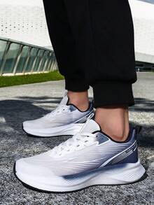 Women's Lightweight Athletic Shoes - Airflow Design, Breathable And Comfortable - Durable Casual Lace-Up Shoes - Perfect For Outdoor Running And Everyday Wear - Blue - View 5