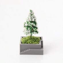 1pc Miniature Plant Model, Potted Plant, 12 Inch Dollhouse Decor Accessory, Christmas Tree, Cherry Tree, Pine Tree Dollhouse, Miniature Scene Decoration Ornament, Miniature Plant Model, Christmas Decoration - Plant Model - View 13