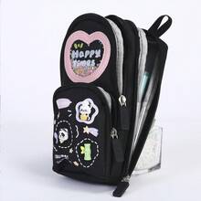Creative Telescopic Pencil Case School Stationery Storage Bag Cute Solid Color Pencil Pouch Cute Pencil Holder Student Gift Pencil Bag - Single Piece - View 8